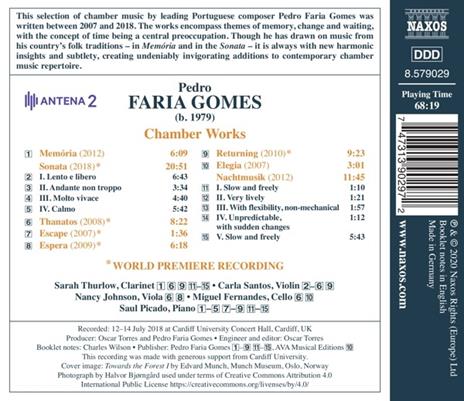 Musica da camera - CD Audio di Pedro Faria Gomes - 2