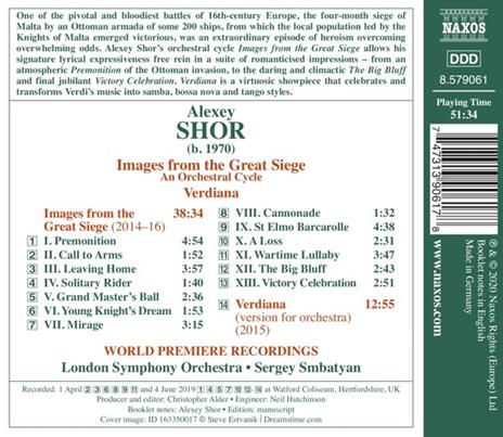 Images from the Great Siege. Verdiana - CD Audio di Alexey Shor - 2