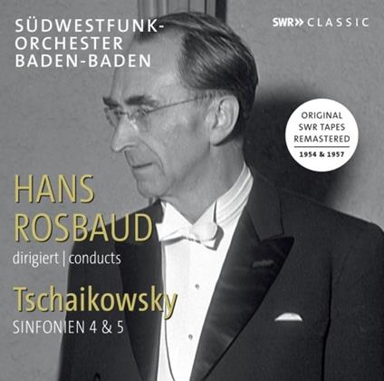 Sinfonia n.4 op.36, n.5 op.64 - CD Audio di Pyotr Ilyich Tchaikovsky,Hans Rosbaud