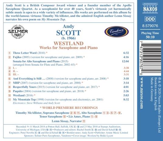 Westland - CD Audio di Andy Scott - 2