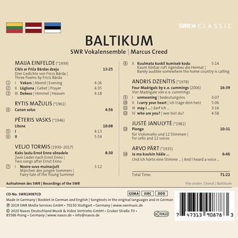 Baltikum - CD Audio di Marcus Creed - 2