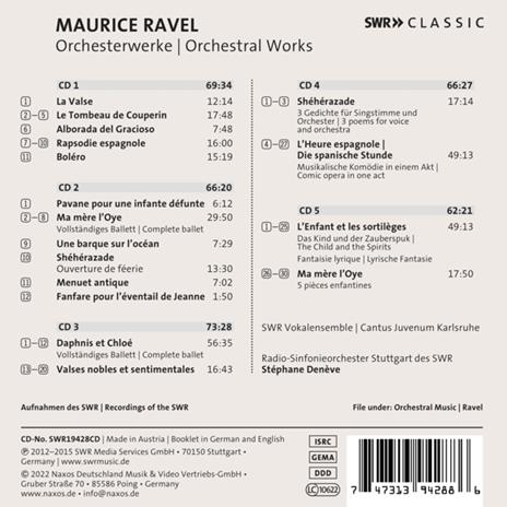Orchesterwerke - CD Audio di Maurice Ravel - 2
