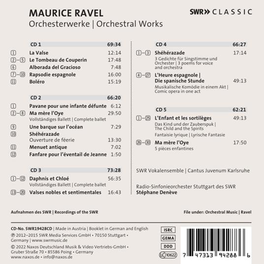 Orchesterwerke - CD Audio di Maurice Ravel - 2