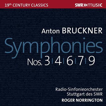 Sinfonien 3, 4, 6, 7 & 9 - CD Audio di Roger Norrington