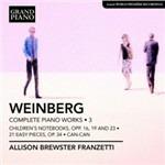Opere per pianoforte vol.3 - CD Audio di Mieczyslaw Weinberg