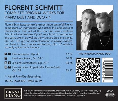 Opere per duo pianistico - CD Audio di Florent Schmitt - 2