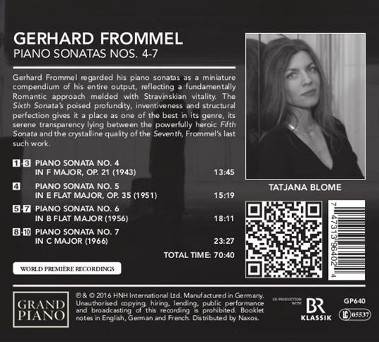 Sonate per pianoforte (Integrale) - CD Audio di Gerhard Frommel - 2