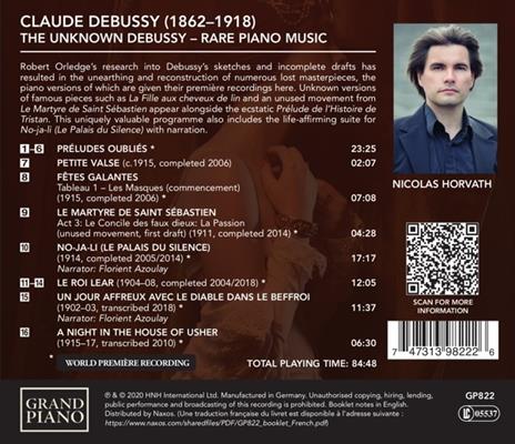 The Unknown Debussy: Rare Piano Music - CD Audio di Claude Debussy - 2