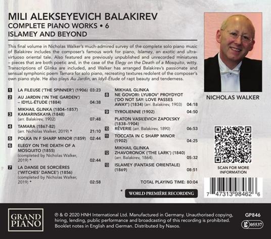 Opere Per Orchestra vol.6 - CD Audio di Mily Balakirev - 2