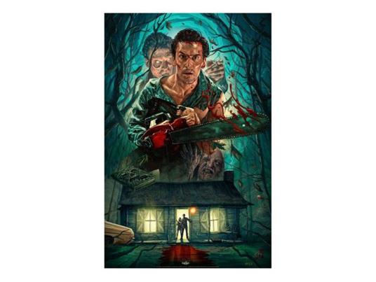 Evil Dead 2: Dead By Dawn Art Print Ash Williams 46 X 61 Cm - Unframed Sideshow Collectibles