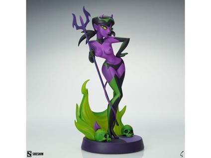 Original Artist Series Statua Devil Girl (purple E Green Variant) 30 Cm Sideshow Collectibles