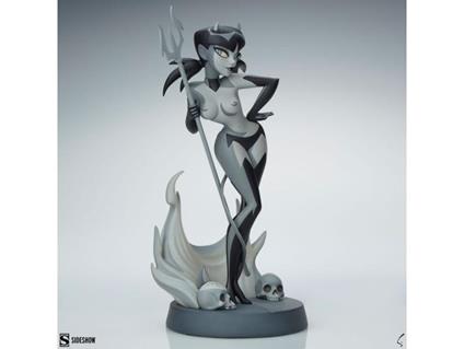 Original Artist Series Statua Devil Girl (black E White Variant) 30 Cm Sideshow Collectibles