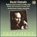 Concerti per violino - CD Audio di Ludwig van Beethoven,Jean Sibelius,David Oistrakh