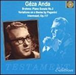 Sonata per pianoforte n.3 - Intermezzi - CD Audio di Johannes Brahms,Géza Anda