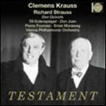 Don Quixote - Till Eulenspiegels Lustige Streiche - Don Juan - CD Audio di Richard Strauss,Wiener Philharmoniker,Clemens Krauss