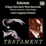 Concerti per pianoforte - CD Audio di Edvard Grieg,Franz Liszt,Robert Schumann,Philharmonia Orchestra,Solomon
