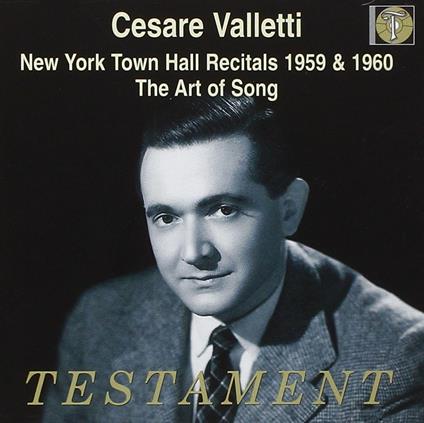 Cesare Valletti in concerto - CD Audio di Cesare Valletti