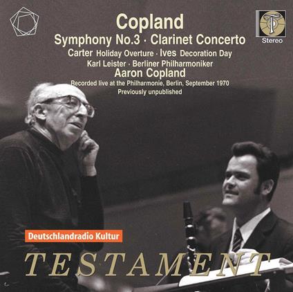 Symphony No.3 - Clarinet Concerto - CD Audio di Aaron Copland