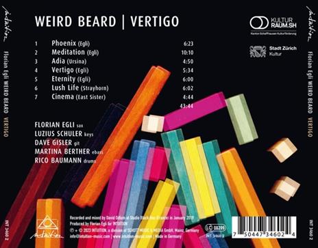 Vertigo - CD Audio di Florian -Weird Beard- Egli - 2