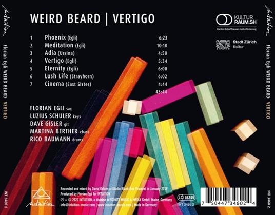 Vertigo - CD Audio di Florian -Weird Beard- Egli - 2