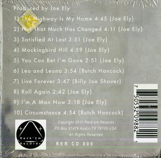 Satisfied at Last - CD Audio di Joe Ely - 2