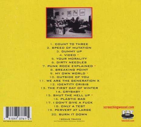 Television City Dream - CD Audio di Screeching Weasel - 2