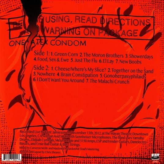 Ribbed. Live in a Dive - Vinile LP di NOFX