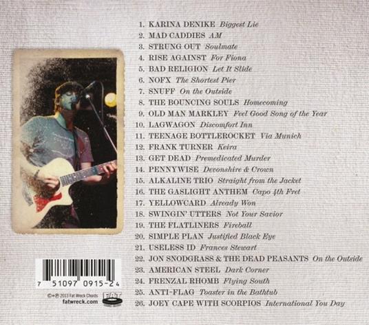 Songs of Tony Sly. a Tribute - CD Audio - 2