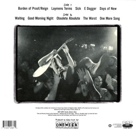 One Week Record - Vinile LP di Joey Cape - 2