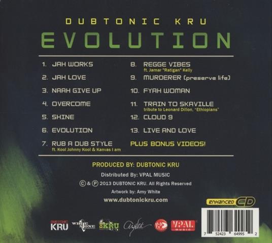 Evolution - CD Audio di Dubtonic Kru - 2