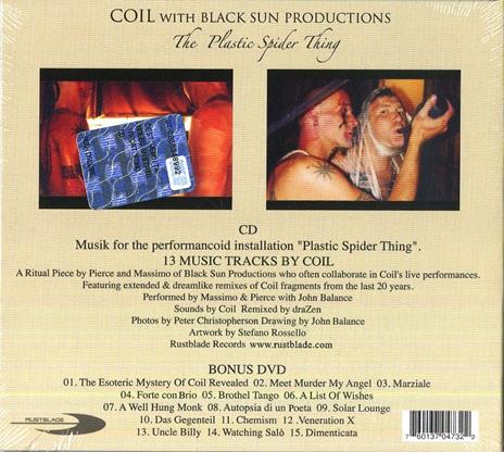 The Plastic Spider Thing - CD Audio + DVD di Coil - 2