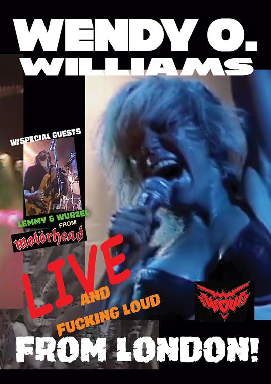 Wow. Live And Fucking Loud From London! (DVD) - DVD di Wendy O. Williams
