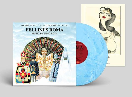 Fellini's Roma (Colonna sonora) (Blue Coloured Vinyl) - Vinile LP di Nino Rota