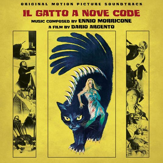 Il gatto a nove code (Colonna Sonora) (Transparent Black Vinyl) - Vinile LP di Ennio Morricone