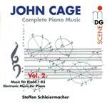 Musica per pianoforte vol.2 - CD Audio di John Cage