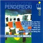 Musica da camera - CD Audio di Krzysztof Penderecki,Ensemble Villa Musica
