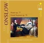 Nonetto op.77 - Settimino op.79 - CD Audio di George Onslow,Consortium Classicum