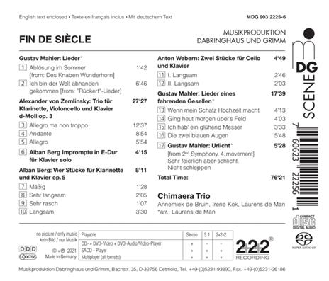 Chimaera Trio: Fin De Siecle (Sacd) - SuperAudio CD - 2