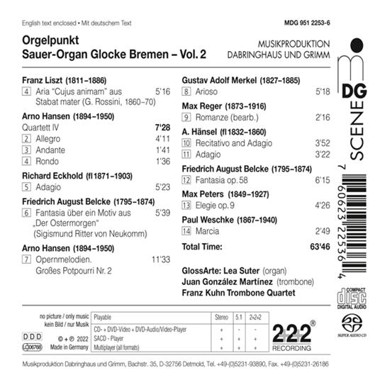 Orgelpunkt: Glocke Bremen Vol. 2 - CD Audio - 2