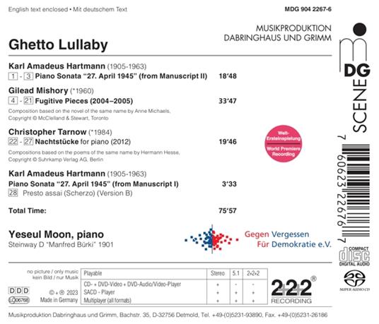 Ghetto Lullaby - CD Audio - 2