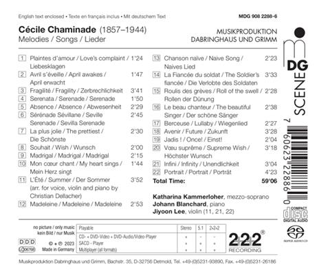 Kammerloher,Katharina/Blanchard,Johann/Lee,Jiyoon - Saisons Damour (Sacd) - SuperAudio CD - 2