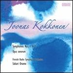 Sinfonie n.1, n.2 - Opus Sonorum - CD Audio di Joonas Kokkonen,Orchestra Sinfonica della Radio Finlandese