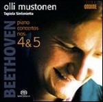 Concerti per pianoforte n.4, n.5 - SuperAudio CD ibrido di Ludwig van Beethoven,Olli Mustonen,Tapiola Sinfonietta