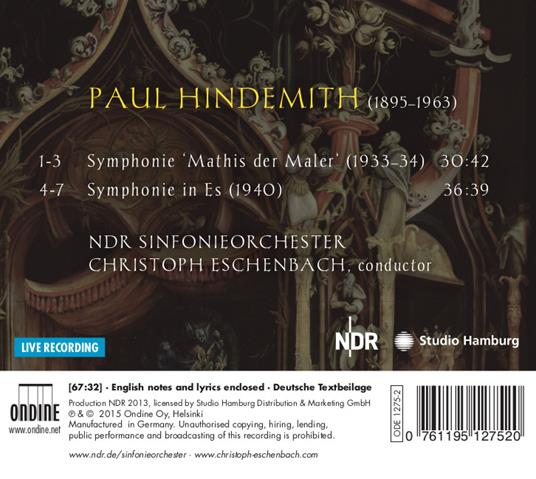 Sinfonie - CD Audio di Paul Hindemith - 2