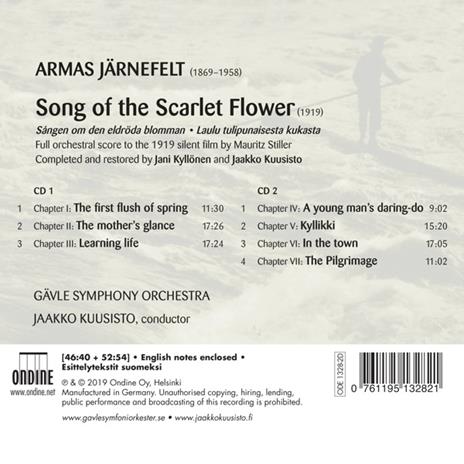 Song of the Scarlet Flower - CD Audio di Jaakko Kuusisto,Armas Järnefelt - 2