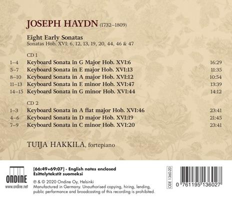Eight Early Sonatas - CD Audio di Franz Joseph Haydn - 2
