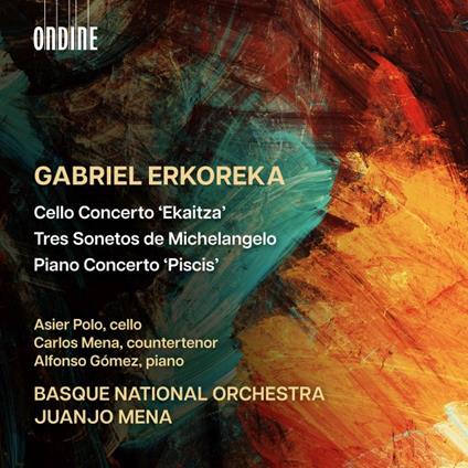 Cello Concerto Ekaitza - CD Audio di Gabriel Erkoreka