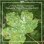 Concerti per violino vol.5 - CD Audio di Georg Philipp Telemann,Elizabeth Wallfisch