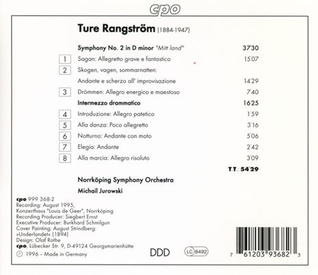 Sinfonia n.2 - CD Audio di Ture Rangström - 2