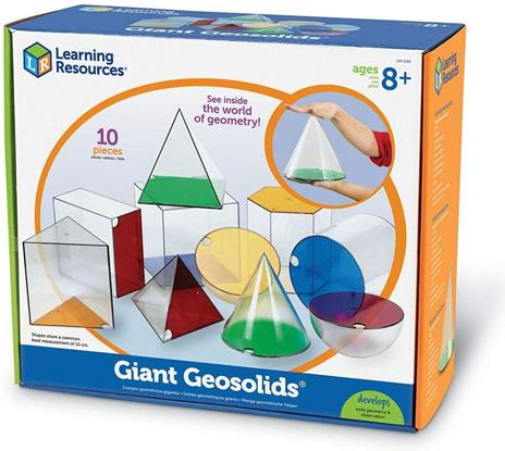 Learning Resources- Forme Geometriche giganti GeoSolids, Colore, LER3208 - 4